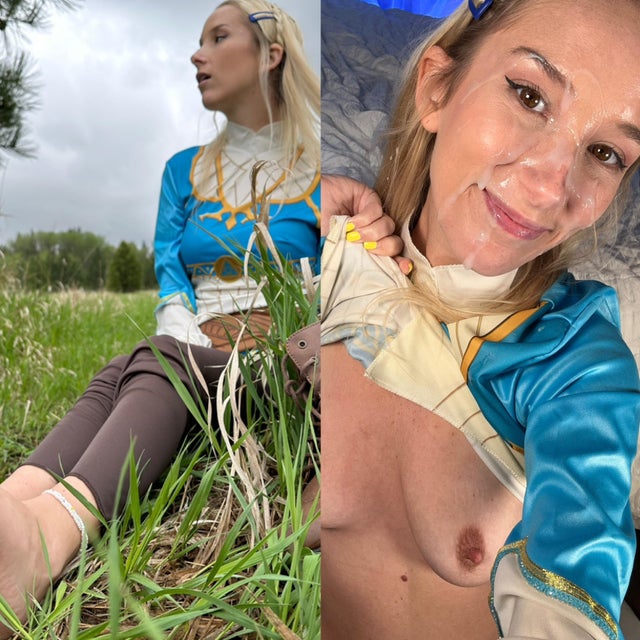 Princess Zelda finally got the load she wanted from Link 💦🛡️